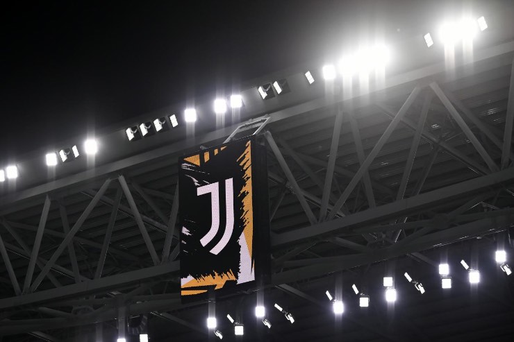 Logo Juve all'Allianz Stadium