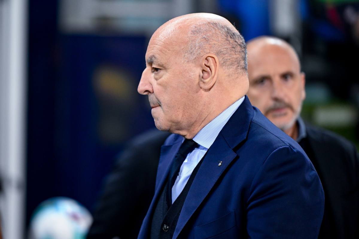 Marotta prima di una partita dell'Inter