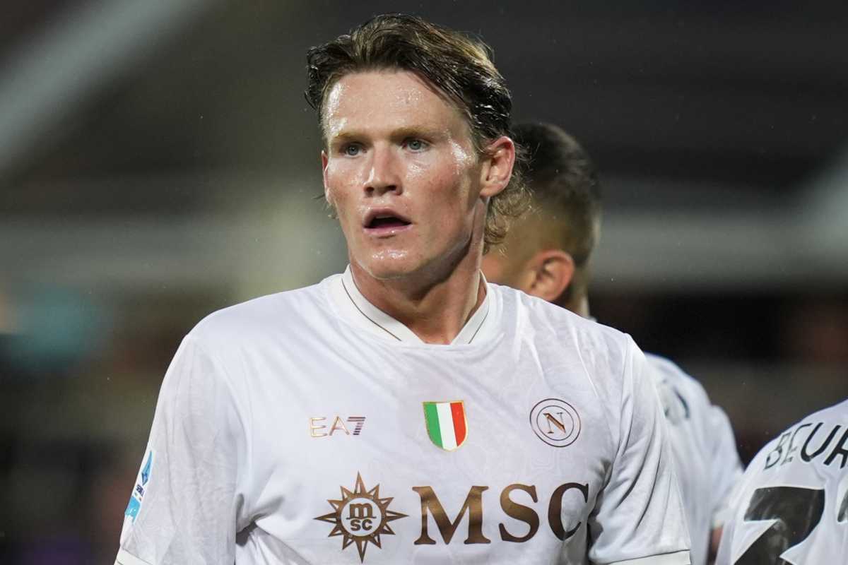 McTominay durante una partita col Napoli