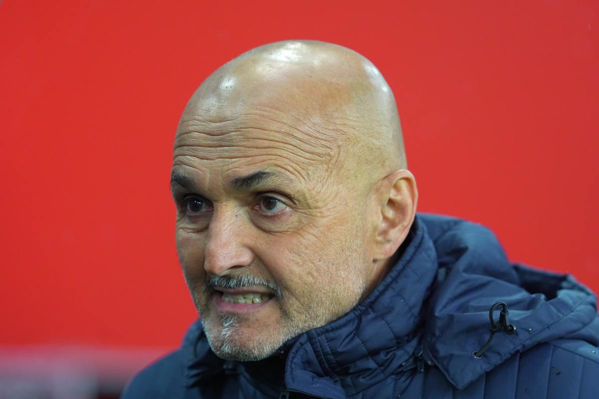 Spalletti prima di una partita